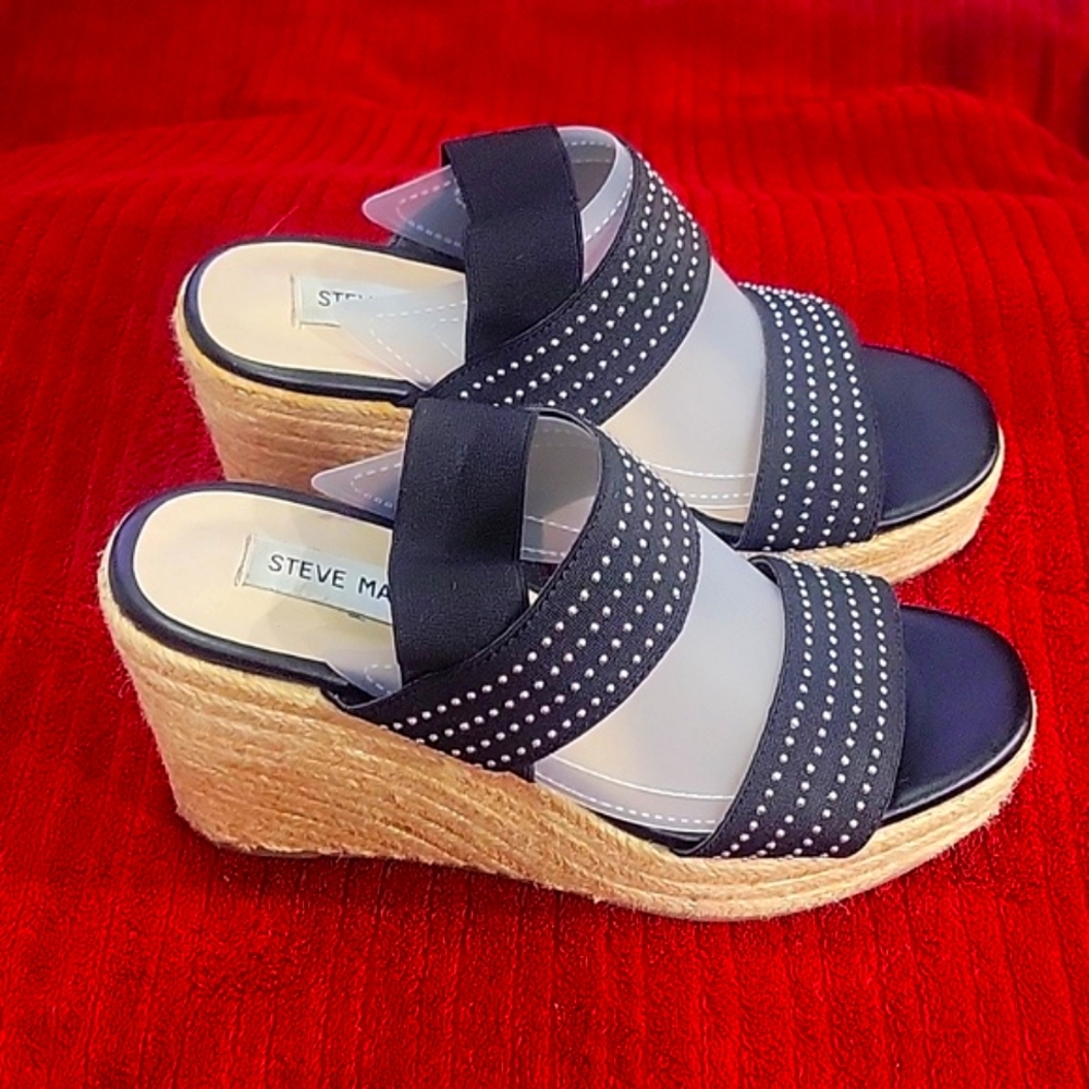 Steve Madden Studded Wedge Sandals